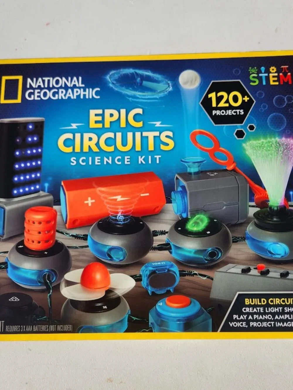 New National Geographic Circuit Maker Kit - Electronics Kit for Kids with 120 El